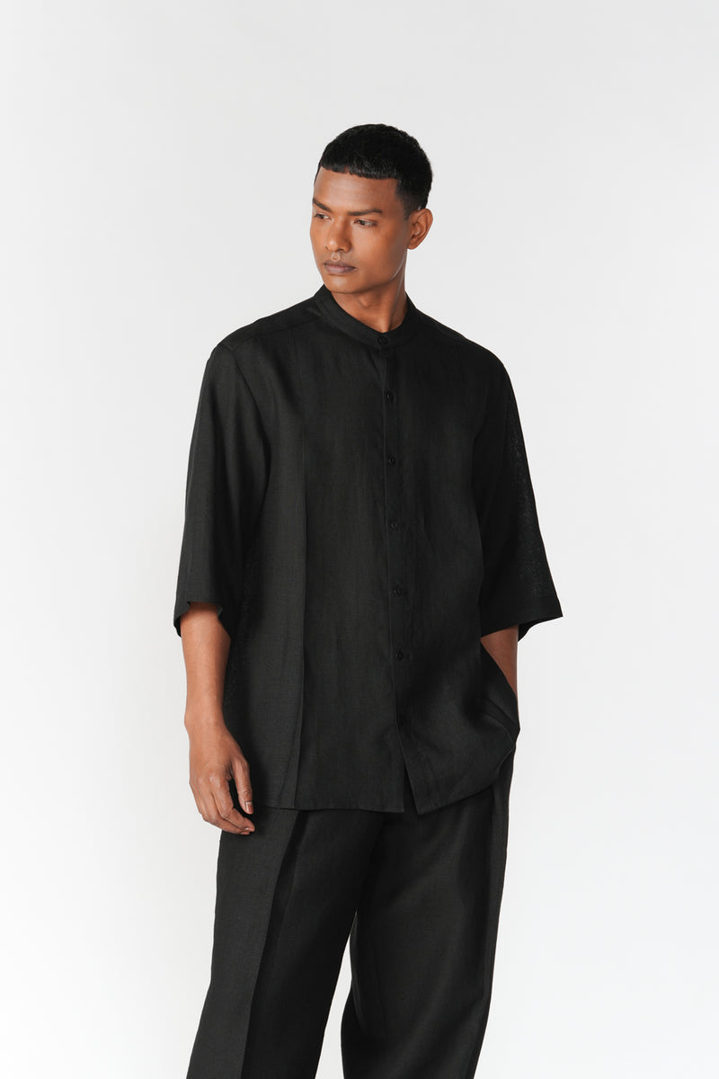 Dhar Set co-ord set by Turn Black in black for men Worldwide