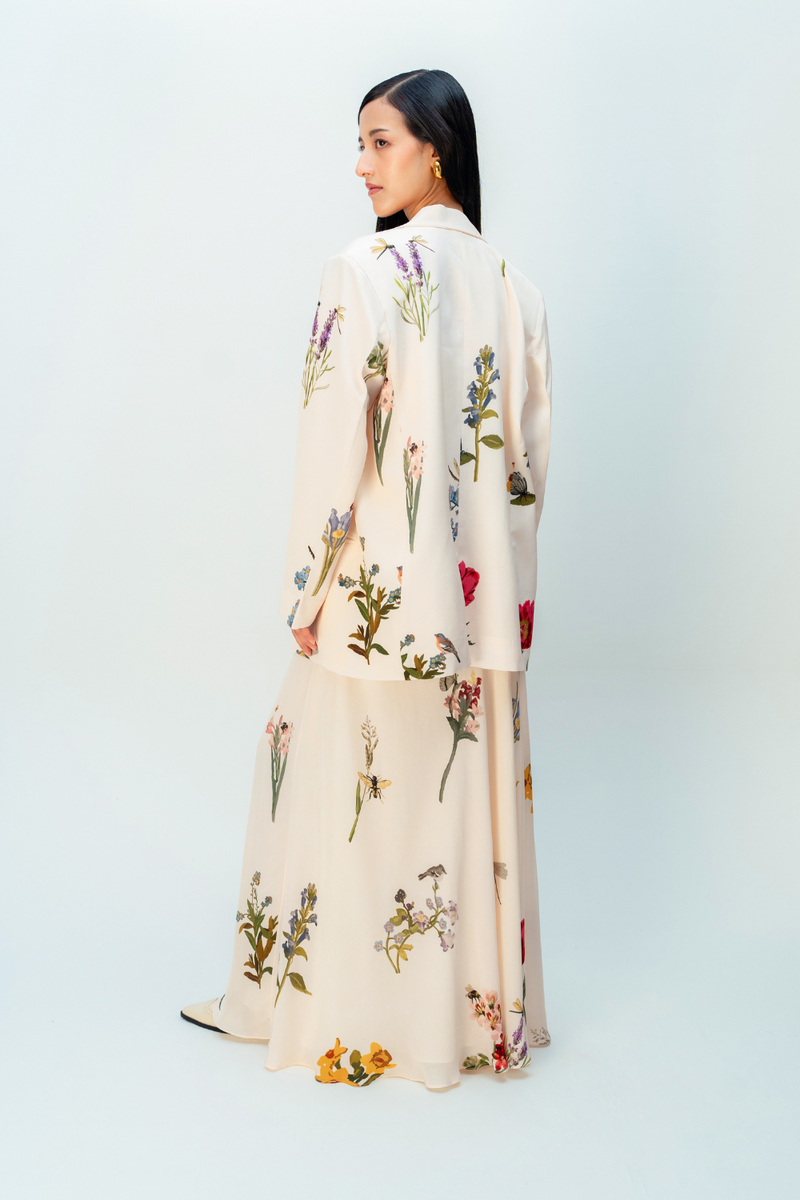 DANDELION DRIFT JACKET crepe jacket/overlay by Ode to Odd in blush pink for women Worldwide