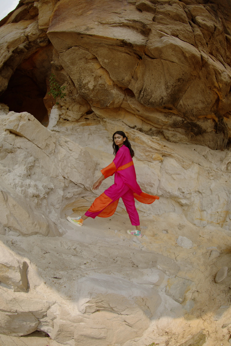 PRITI PYJAMA SET silk by Ituvana for women Worldwide