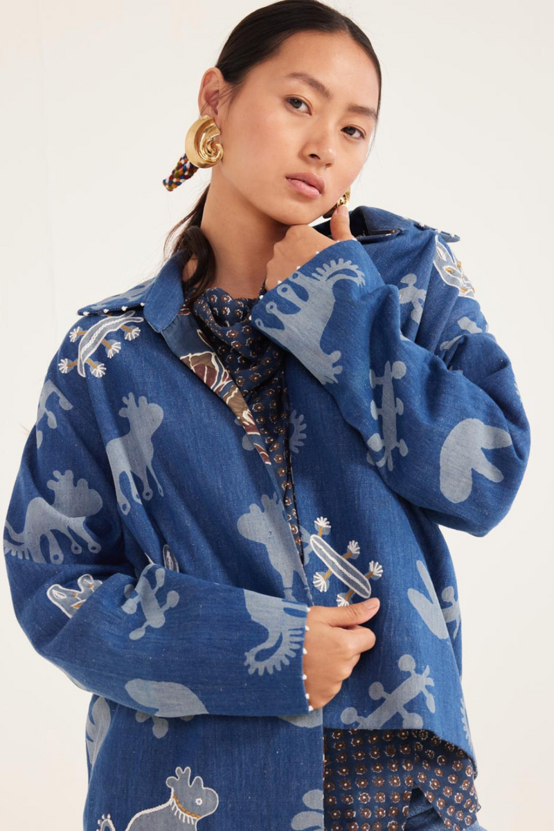 Iris Reversible Jacket silk by JodiLife for women Worldwide