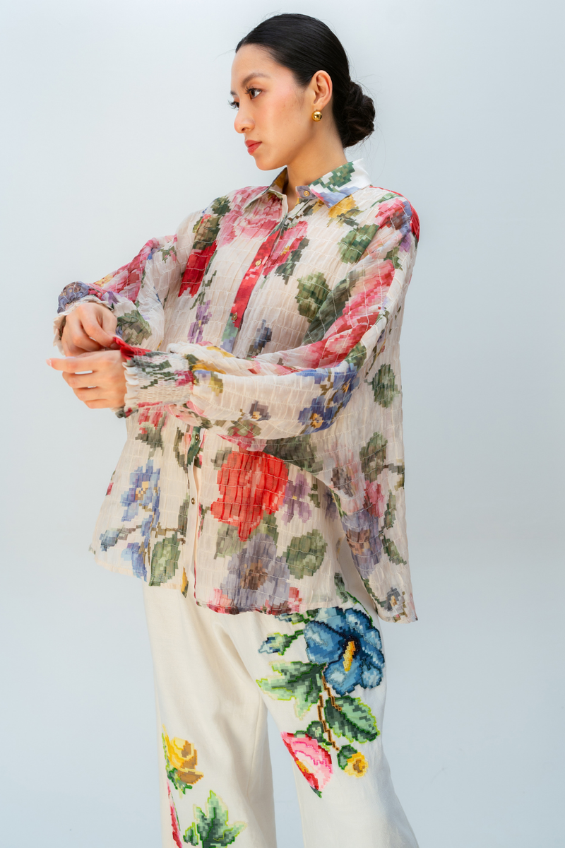 SOFT ILLUSION SHIRT mul top/shirt by Ode to Odd in multi for women Worldwide