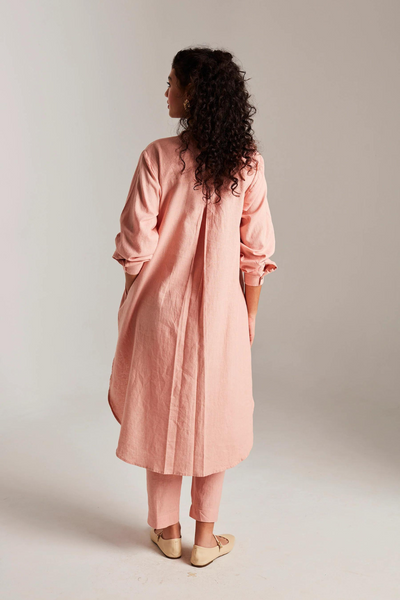 Rose Co-Linen Round Hem Kurta