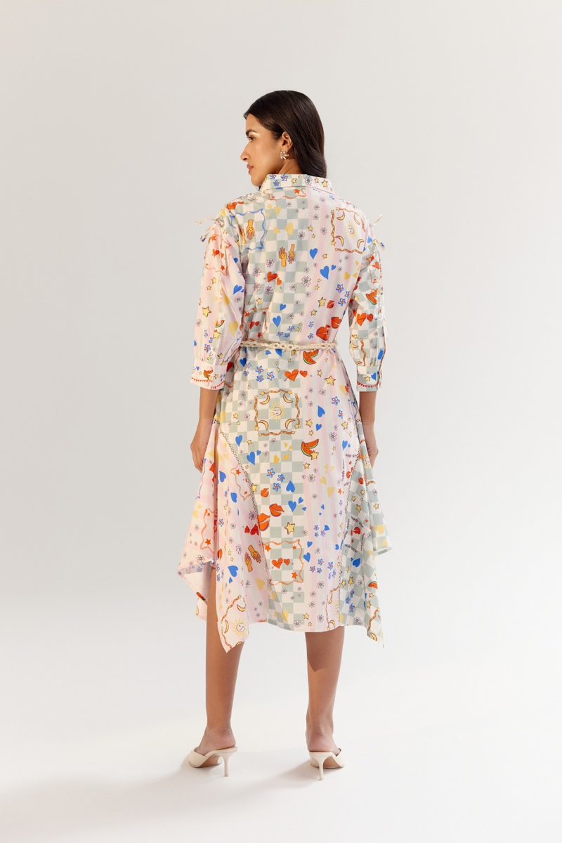 Alba Maxi - Boardgame poplin by NOIB for women Worldwide