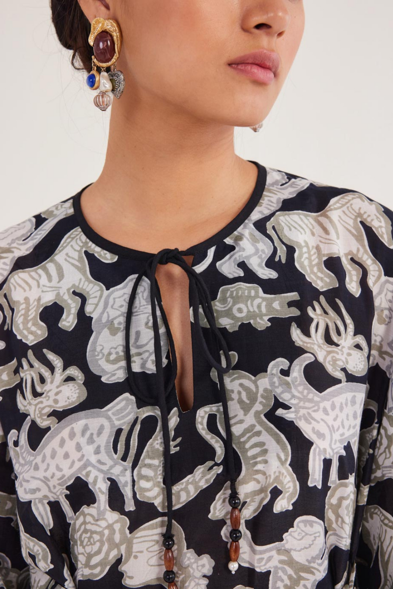 Ika Kaftan Dress muslin by JodiLife for women Worldwide