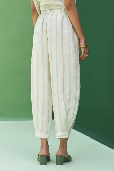 Iona Striped Linen Pant
- Mint