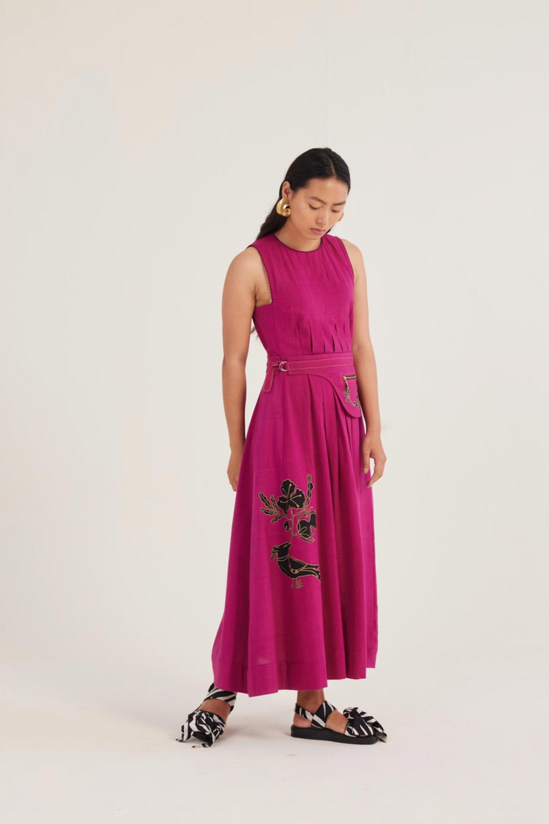 Tai Handloom Day Dress cotton by JodiLife for women Worldwide