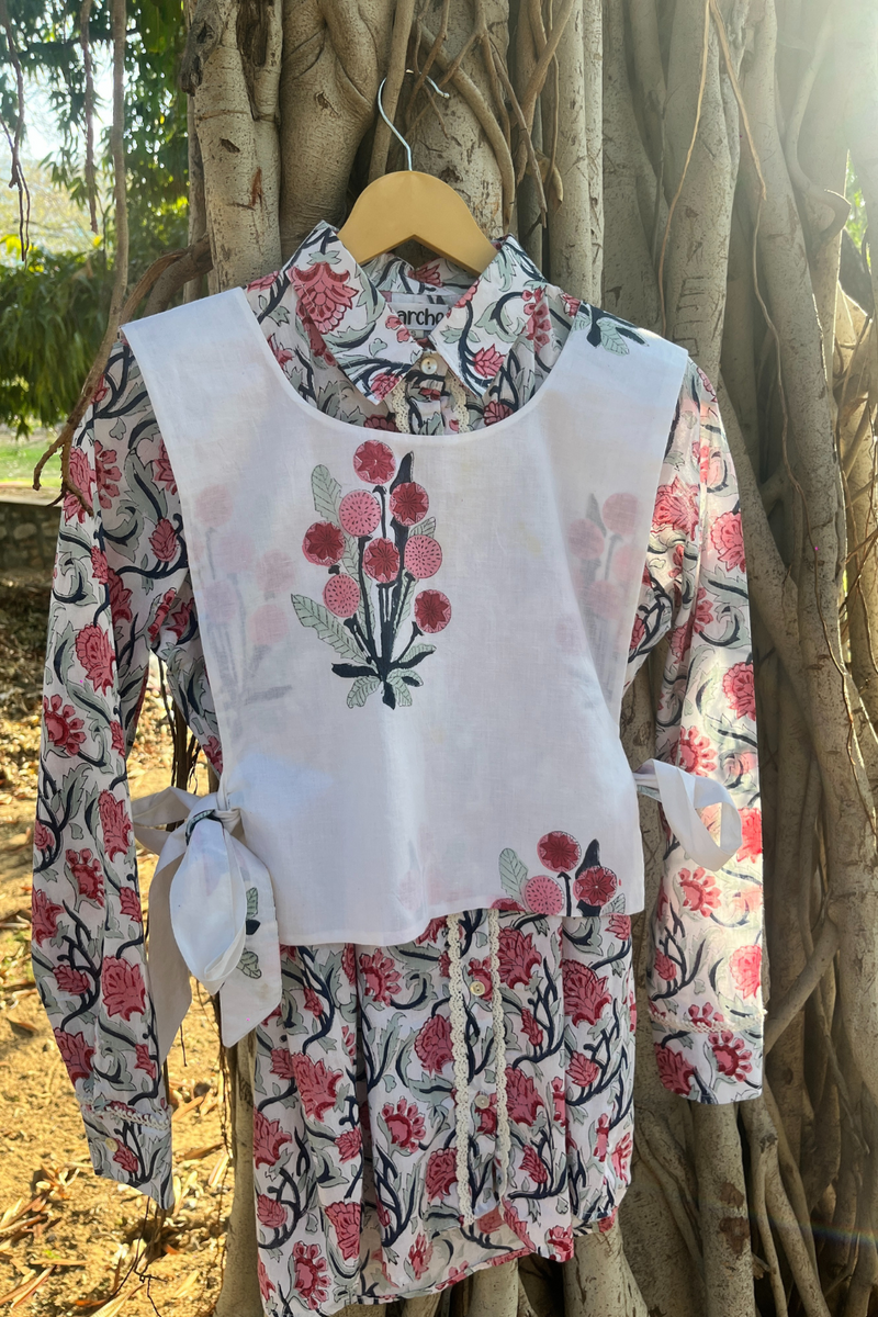 Sangria cotton by Marche in ivory color for women Worldwide