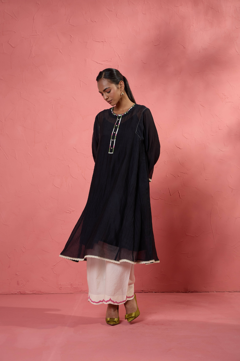 Zoya Set 2 cotton cambric light kurta set by AAVIDI in multicolor for women Worldwide