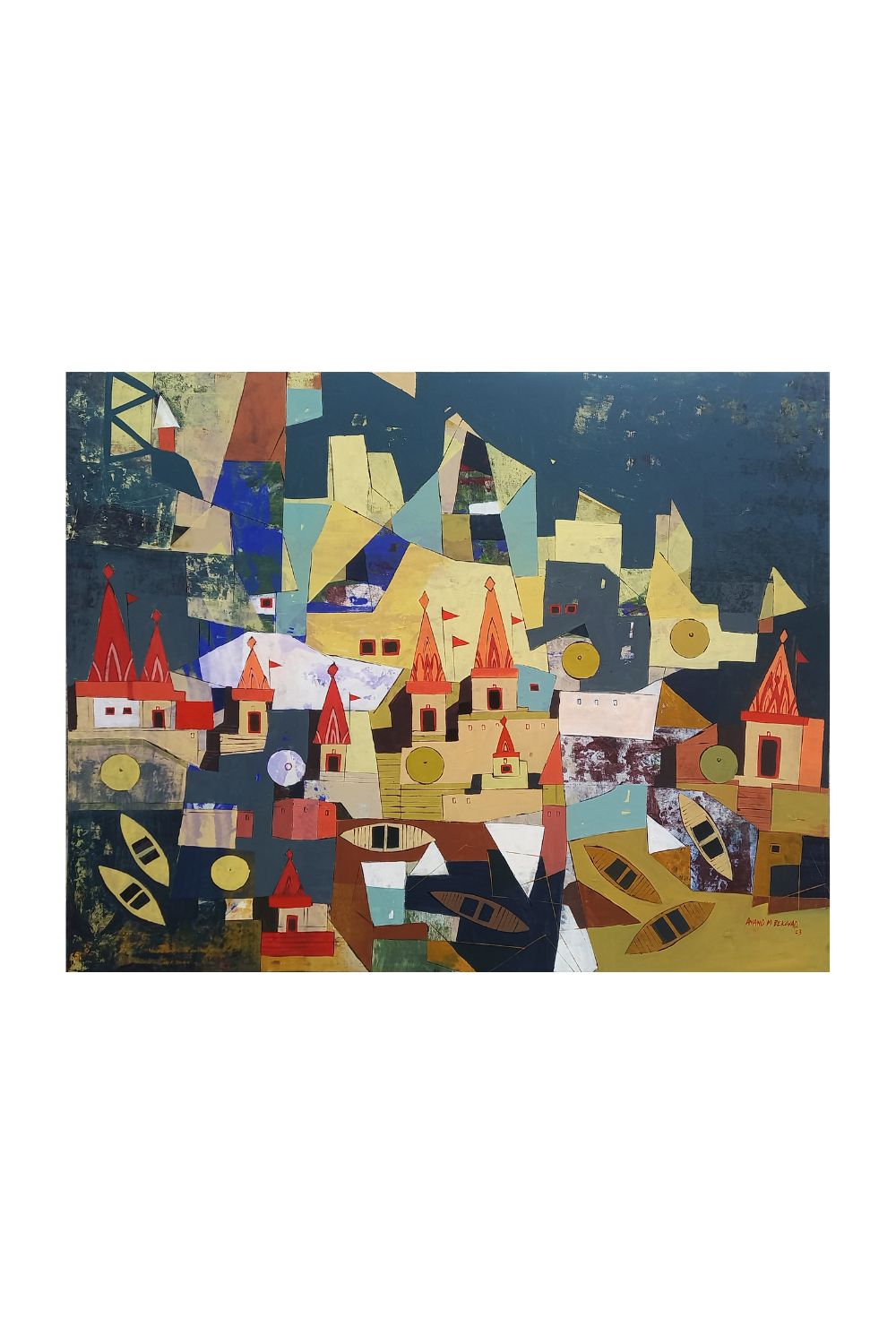 Varanasi-60 x 48 inches