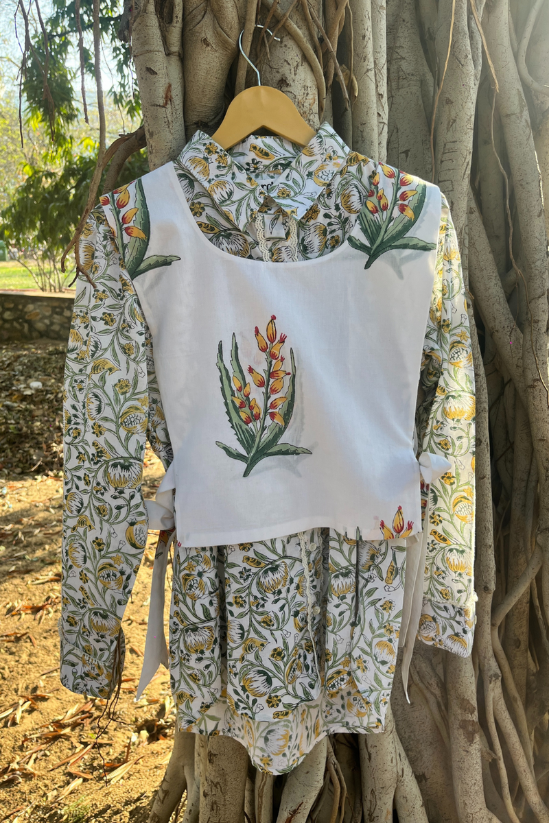 Pinã Colada cotton by Marche in ivory color for women Worldwide