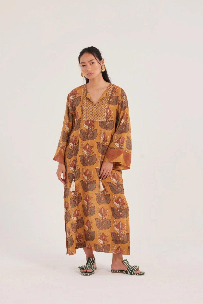 Dani Kaftan Dress silk by JodiLife for women Worldwide