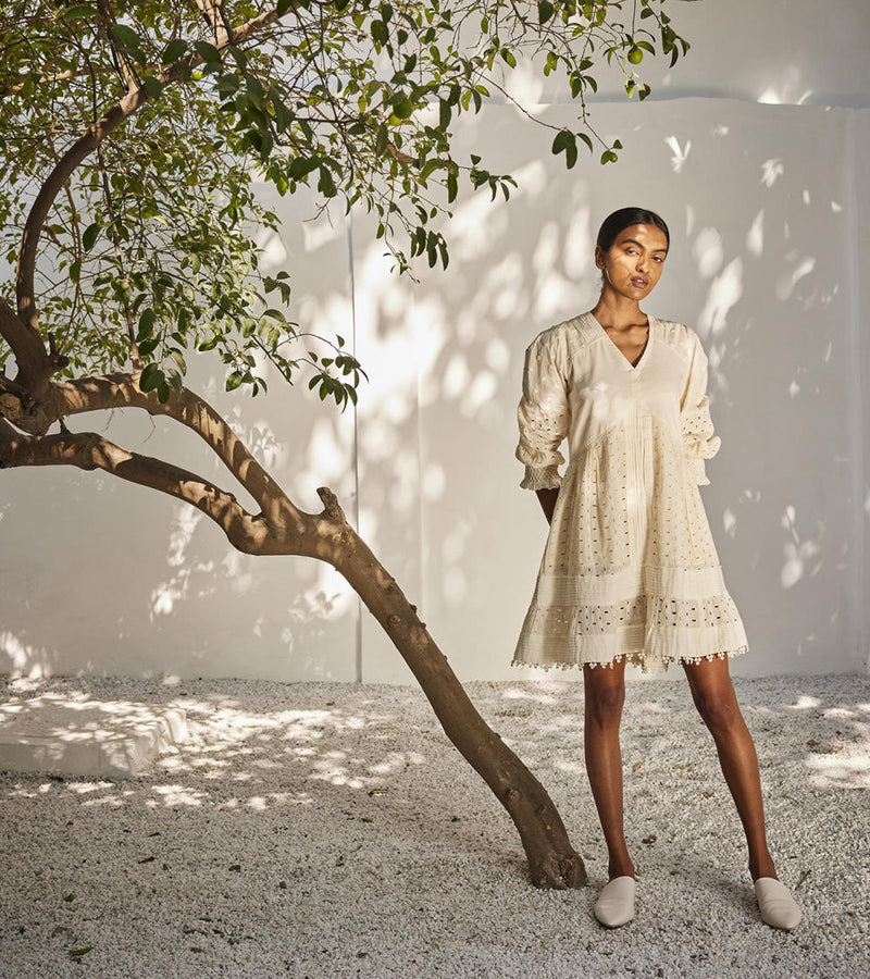 Dreaming of you dress Dress by Khara Kapas in white for women Worldwide