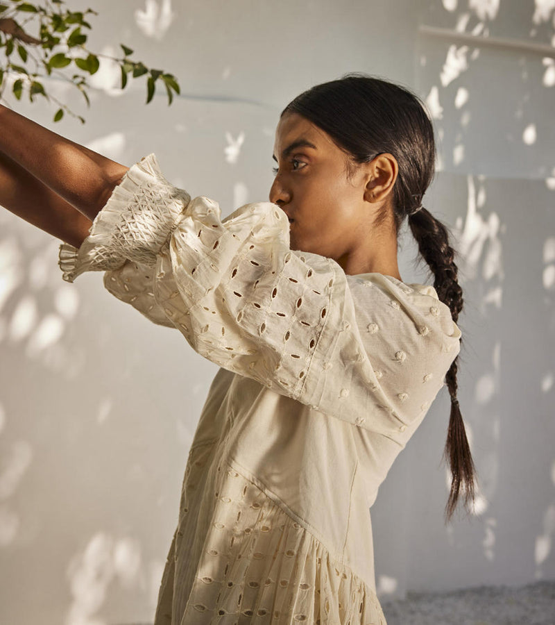 Dreaming of you dress Dress by Khara Kapas in white for women Worldwide