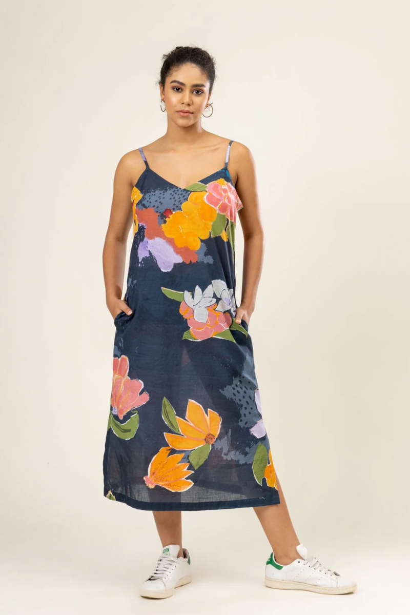 CLAIRE SLIP DRESS mul by Doodlage in multi color for women Worldwide
