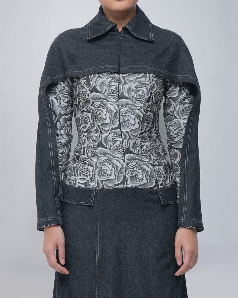 Ipek Dress viscose by Leh Studios in grey for women Worldwide