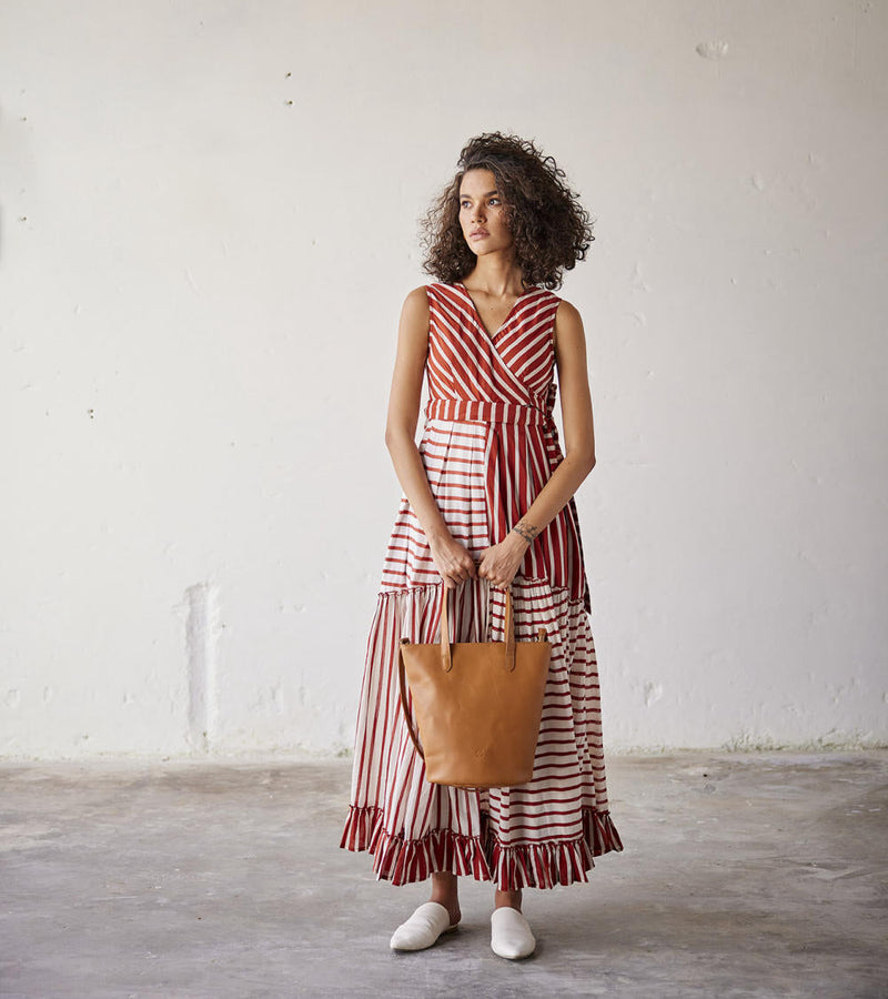 Pool Party Dress cotton Dresses by Khara Kapas in white for women Worldwide