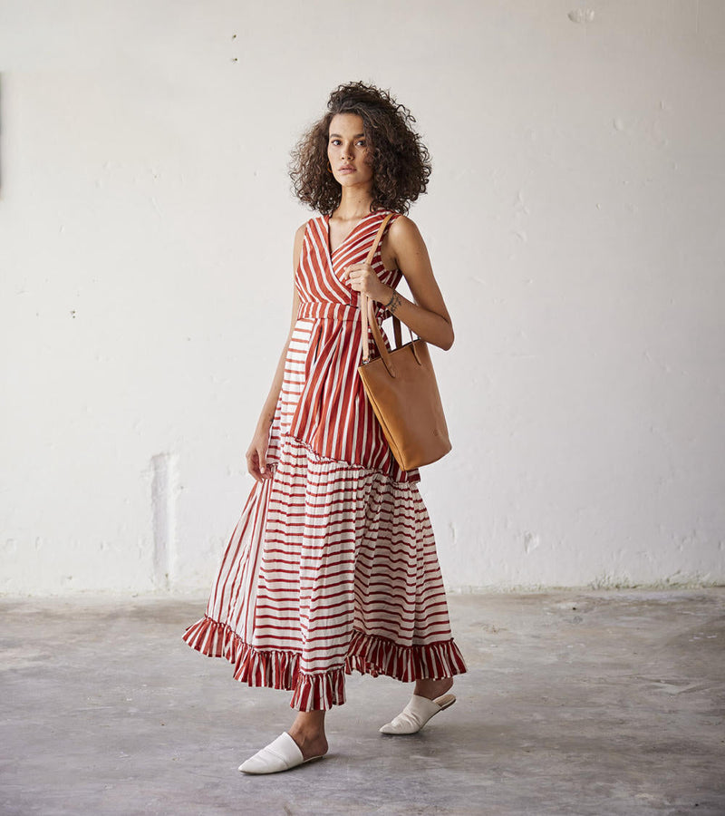 Pool Party Dress cotton Dresses by Khara Kapas in white for women Worldwide