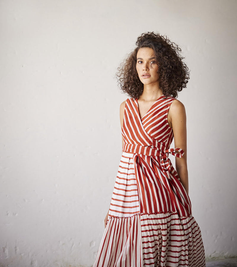 Pool Party Dress cotton Dresses by Khara Kapas in white for women Worldwide