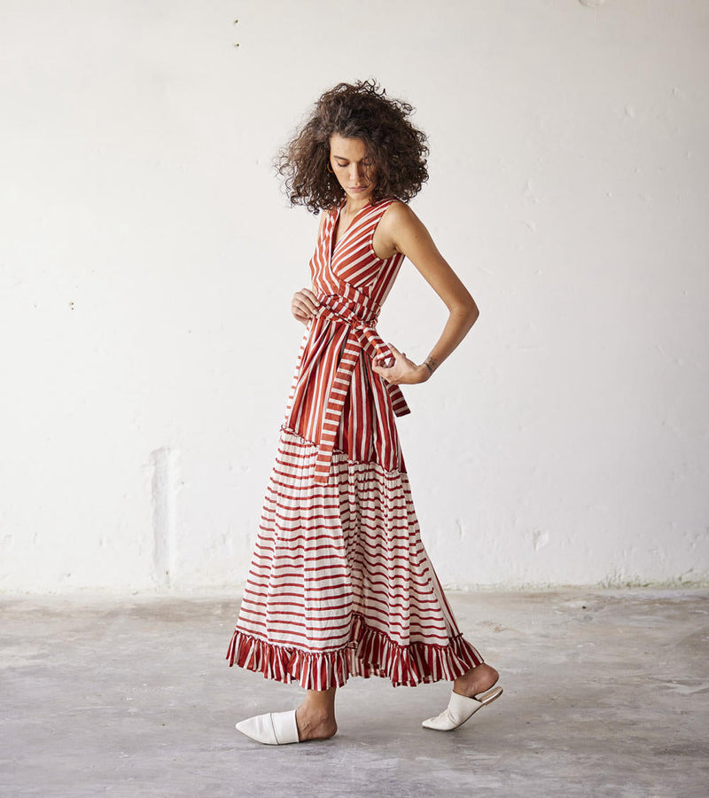 Pool Party Dress cotton Dresses by Khara Kapas in white for women Worldwide