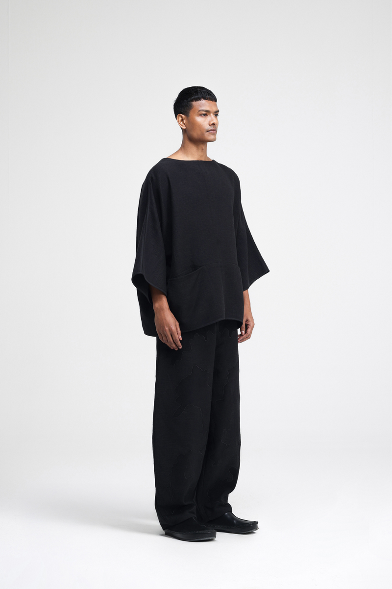 Terra Top linen by Turn Black in black color for women Worldwide
