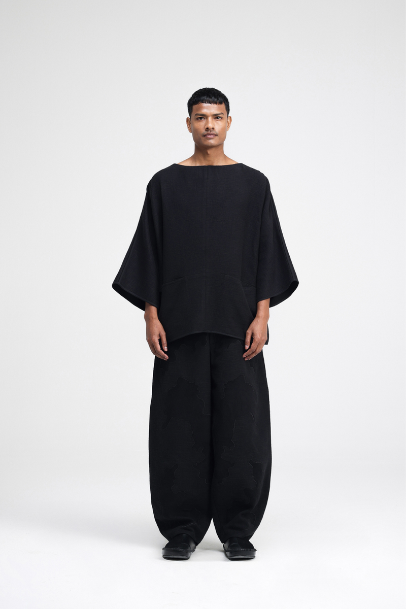Terra Top linen by Turn Black in black color for women Worldwide
