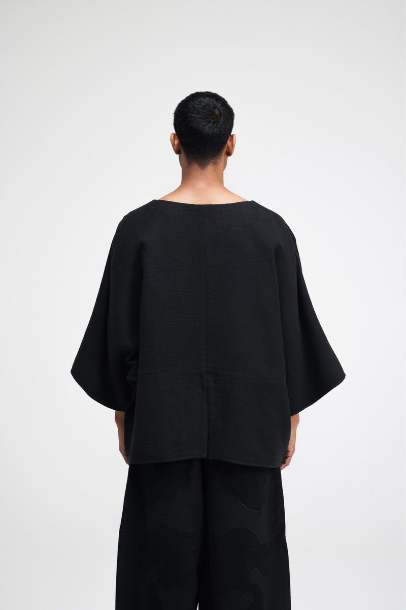 Terra Top linen by Turn Black in black color for women Worldwide