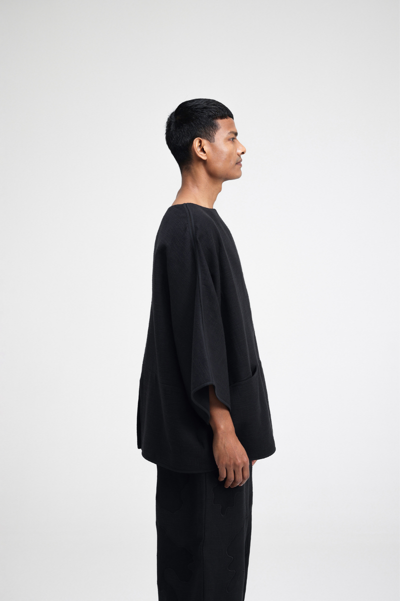 Terra Top linen by Turn Black in black color for women Worldwide