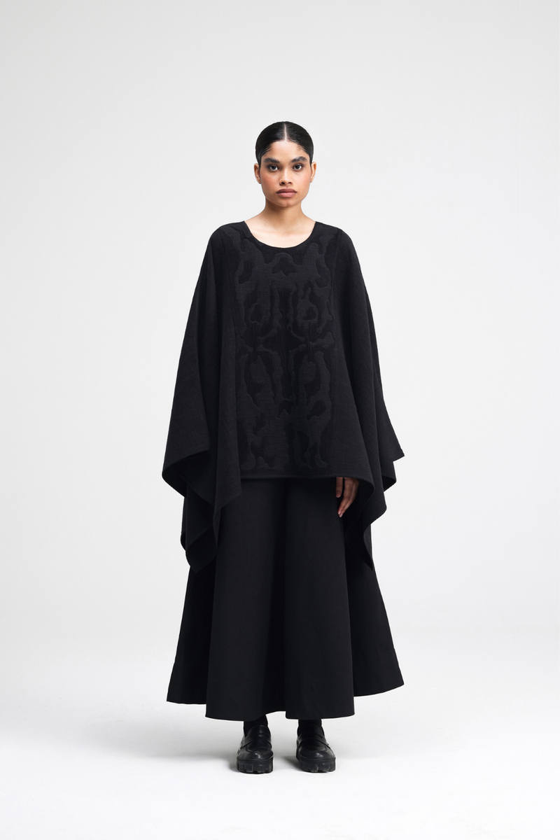 Sho Skirt cotton by Turn Black in black color for women Worldwide