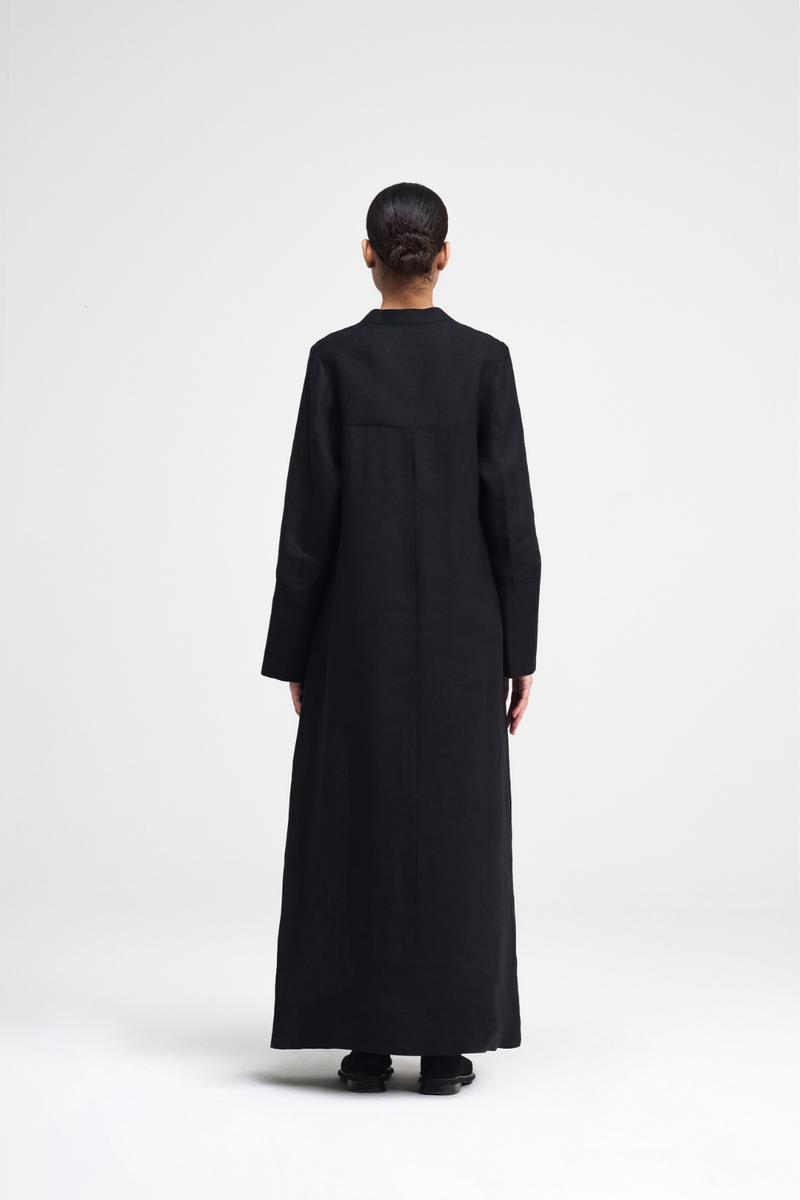 Dalla Hand-Embroidered Dress by Turn Black in black color for women Worldwide