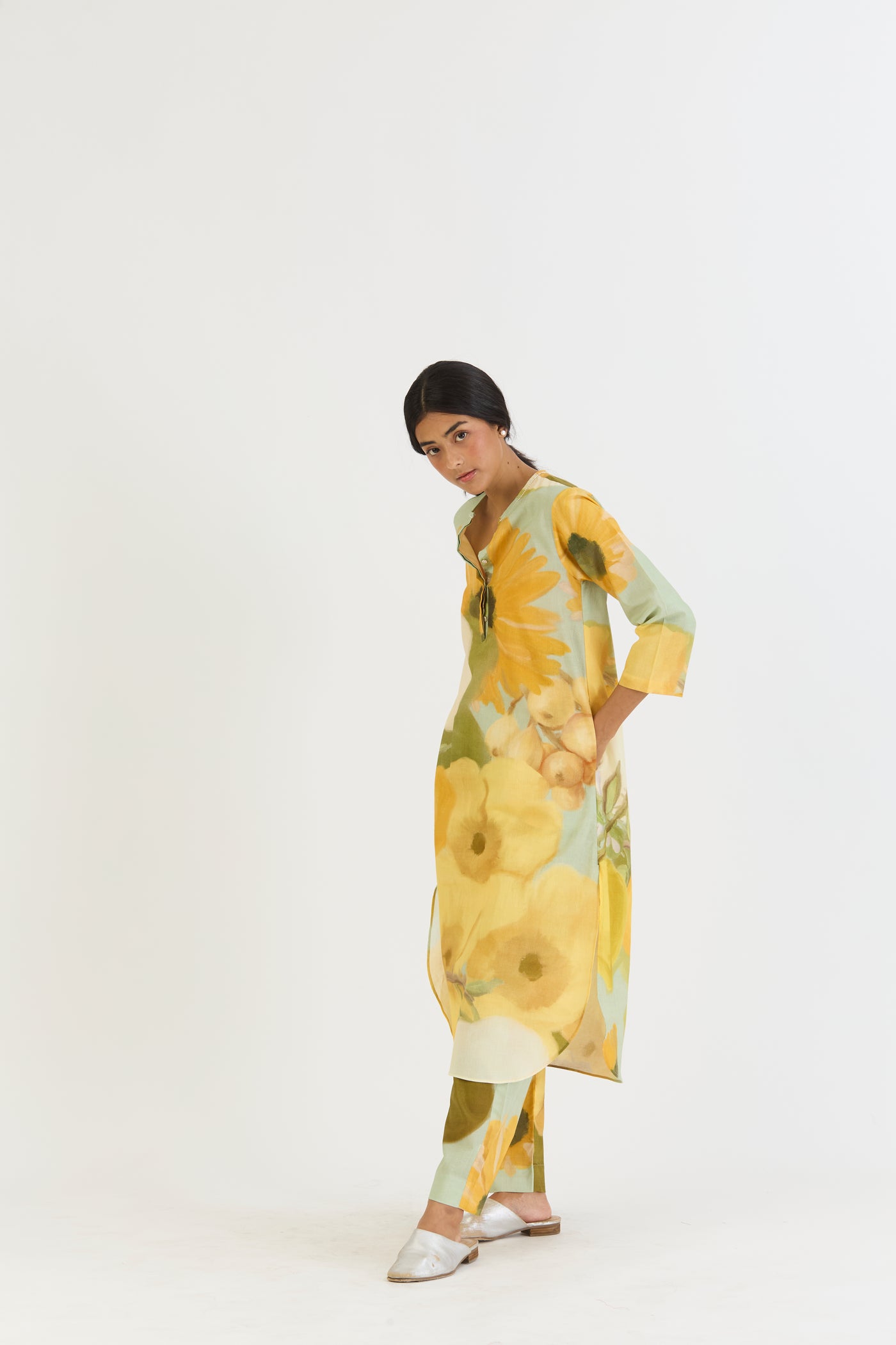 LEMONADE LONG KURTA SET