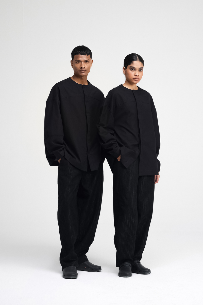 Seki Shirt cotton by Turn Black in black color for women Worldwide
