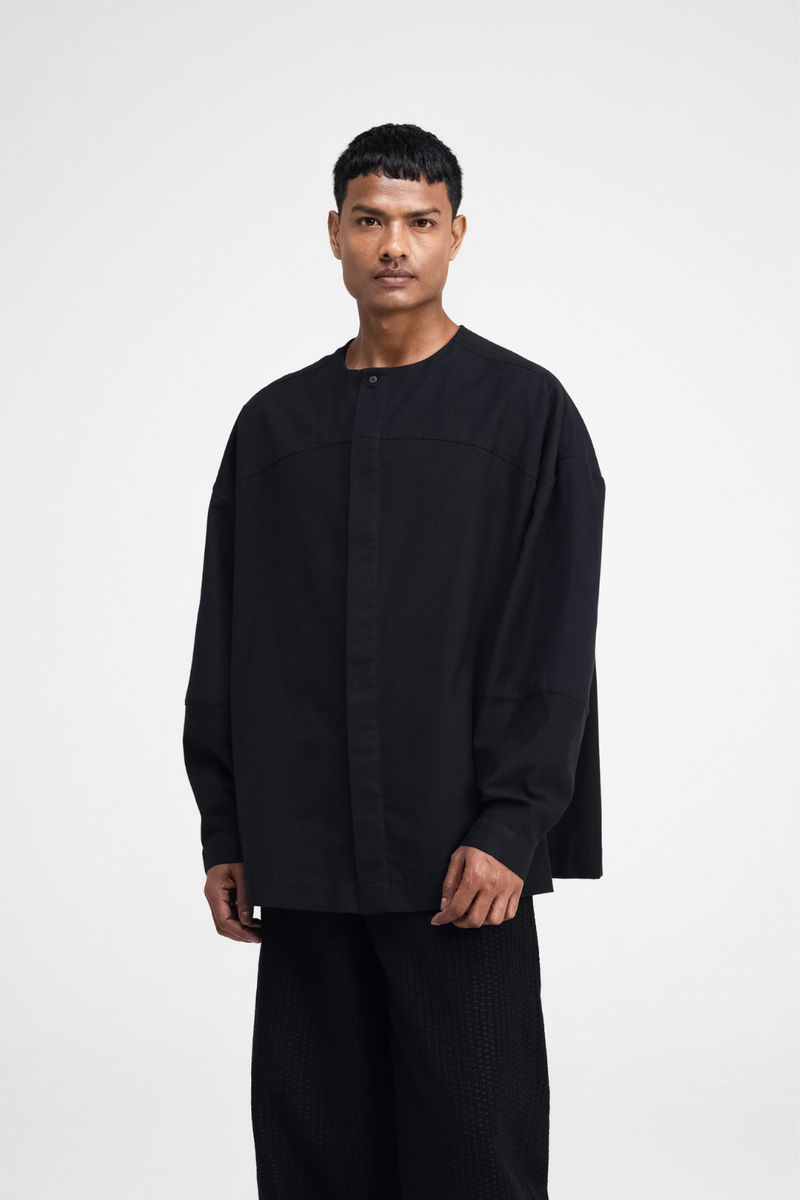 Seki Shirt cotton by Turn Black in black color for women Worldwide