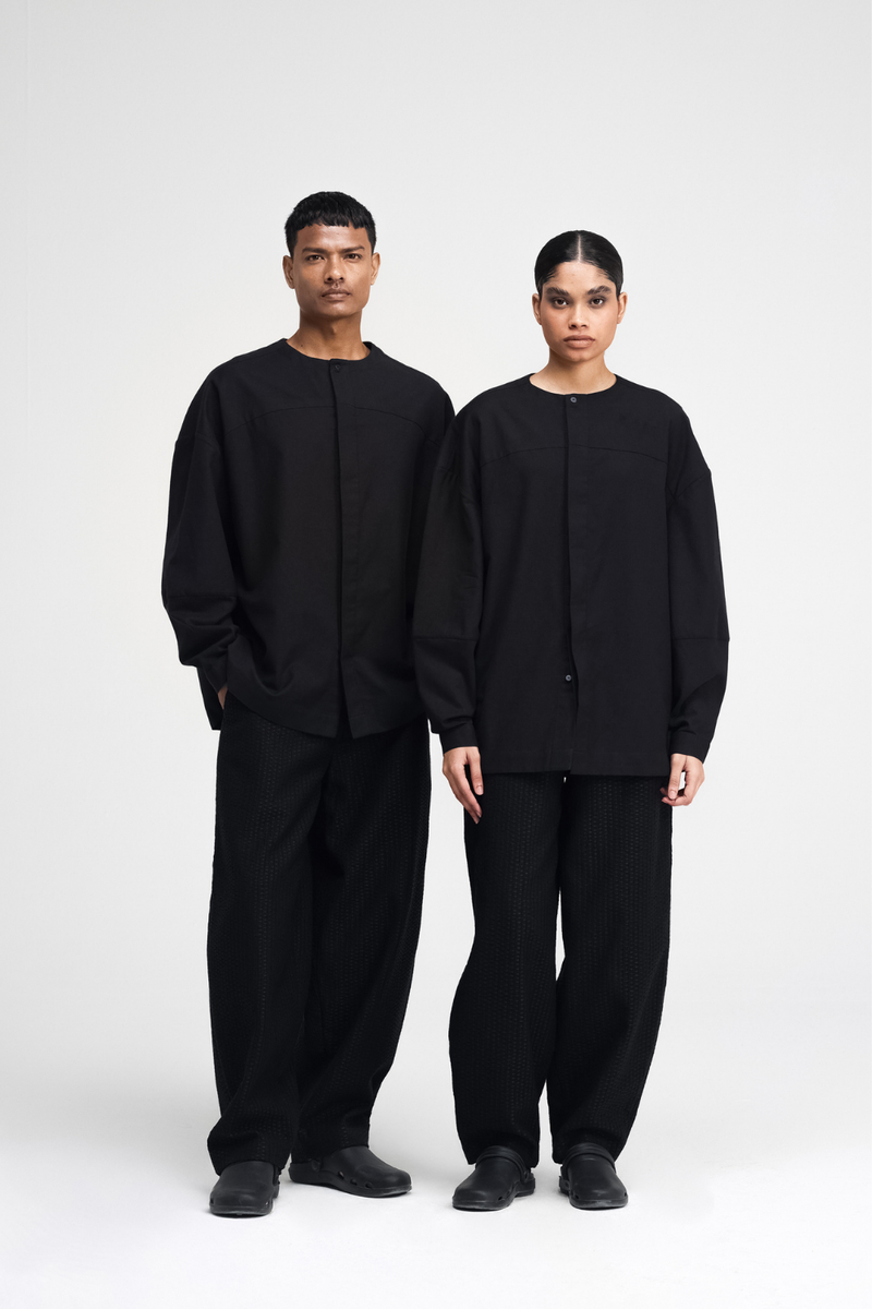 Seki Shirt cotton by Turn Black in black color for women Worldwide