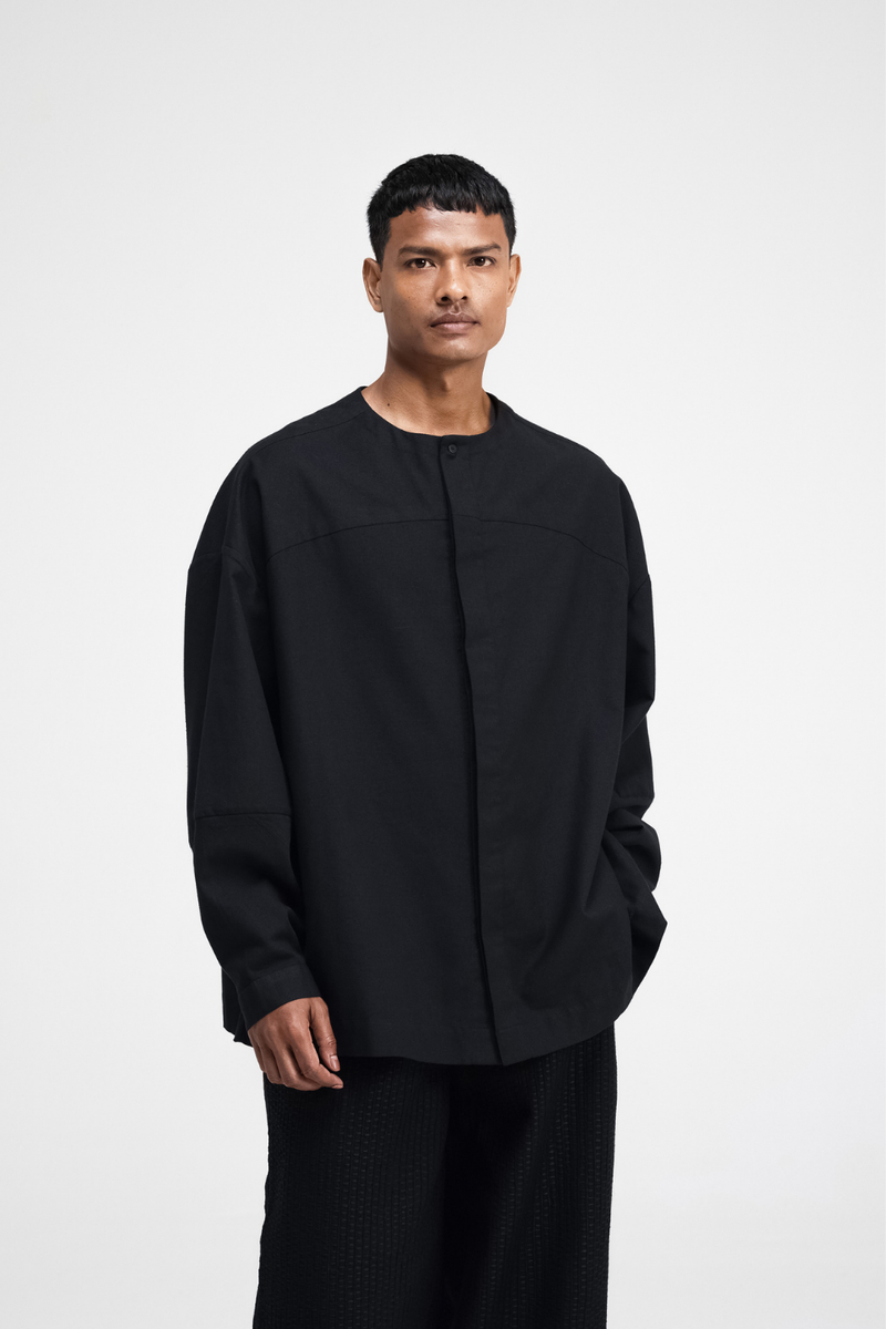 Seki Shirt cotton by Turn Black in black color for women Worldwide