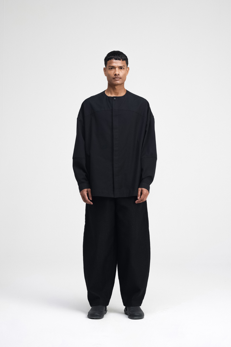 Seki Shirt cotton by Turn Black in black color for women Worldwide