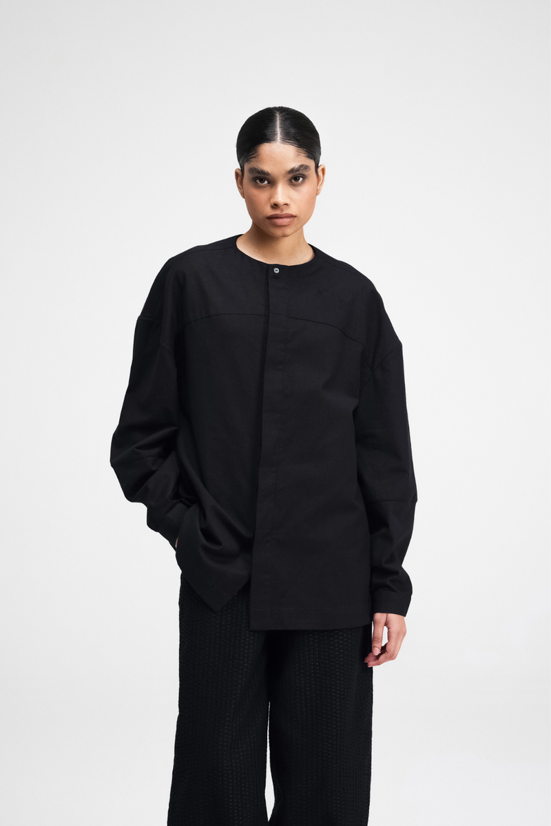 Seki Shirt cotton by Turn Black in black color for women Worldwide