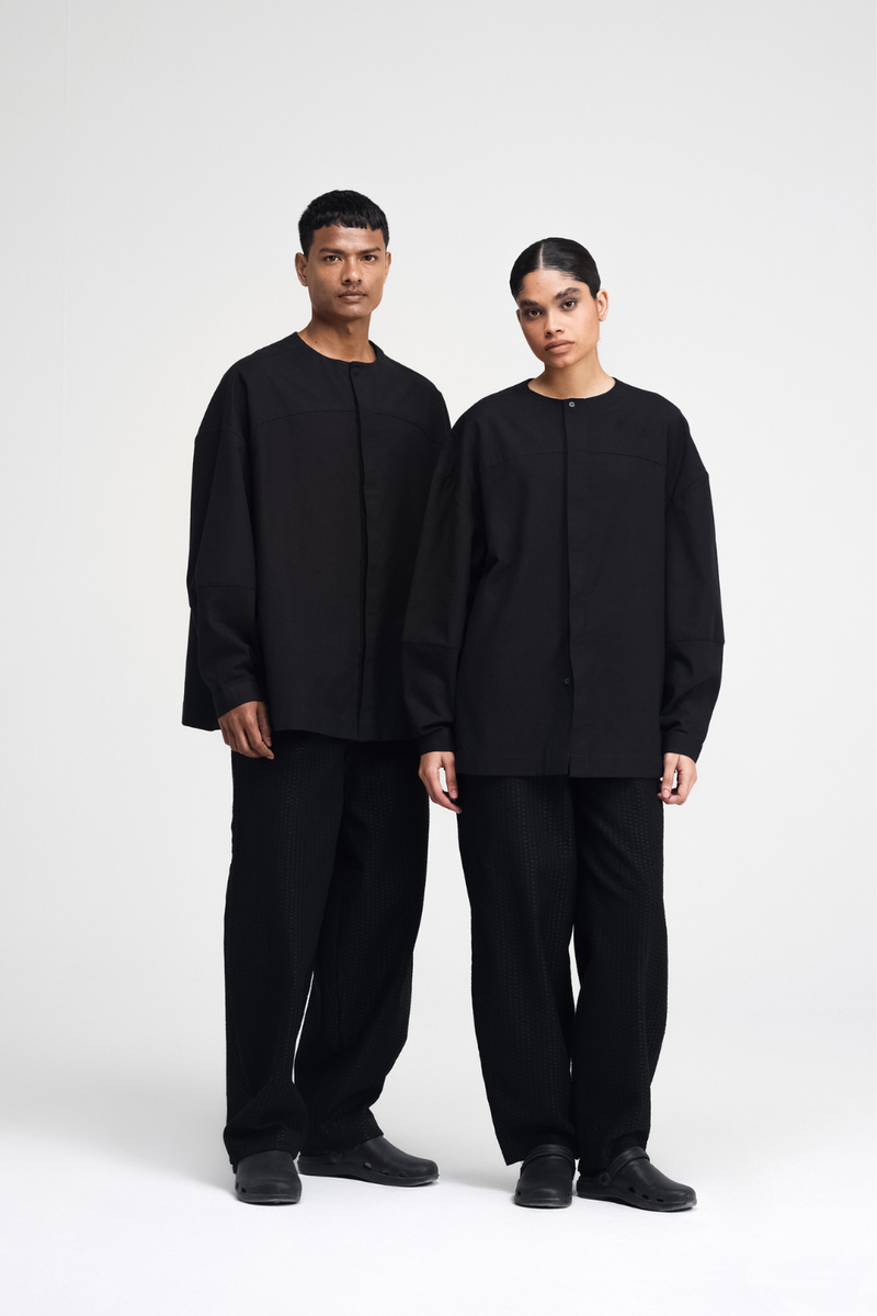 Seki Shirt cotton by Turn Black in black color for women Worldwide