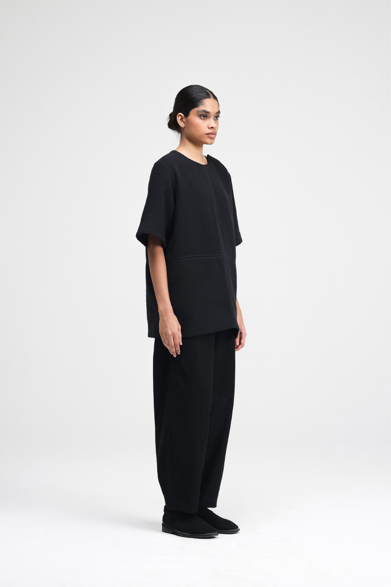Toshi Top linen by Turn Black in black color for women Worldwide