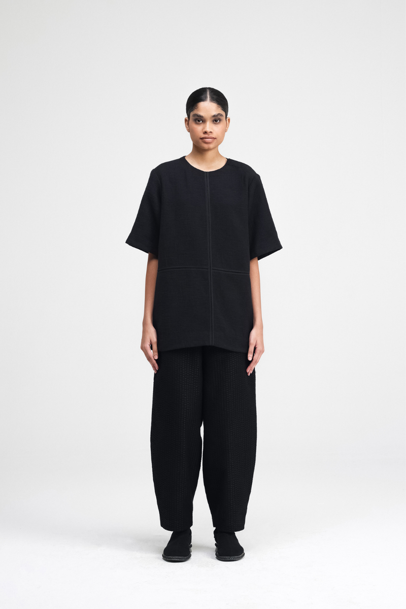 Toshi Top linen by Turn Black in black color for women Worldwide