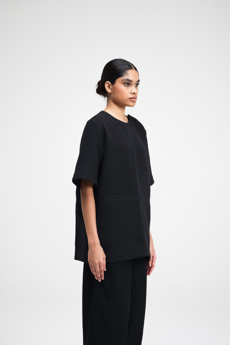 Toshi Top linen by Turn Black in black color for women Worldwide