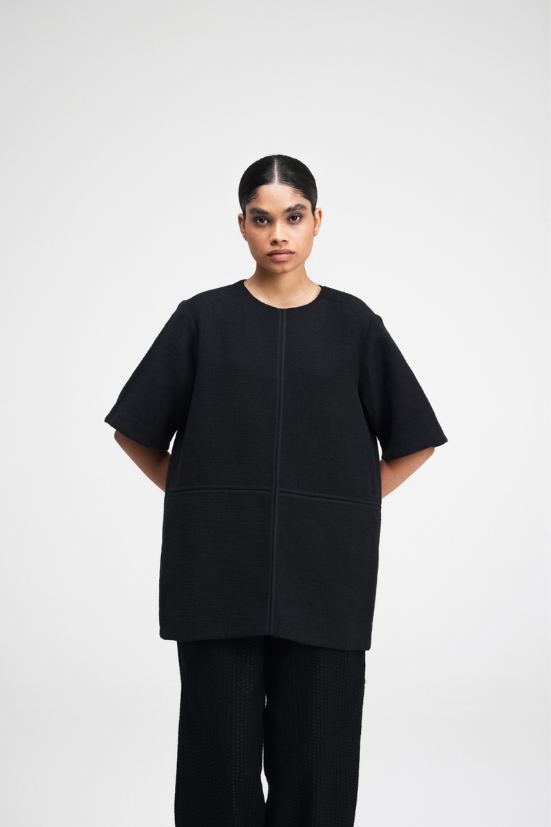 Toshi Top linen by Turn Black in black color for women Worldwide
