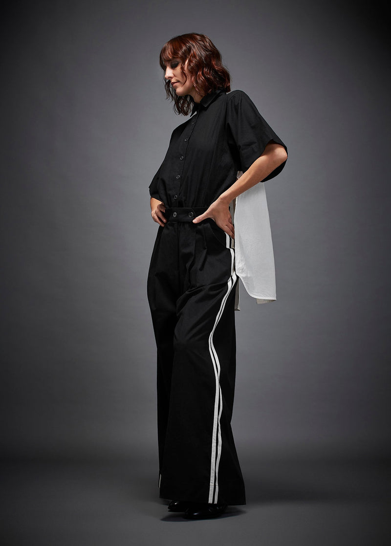 EZRA JUMPSUIT cotton by Chola in black color for women Worldwide