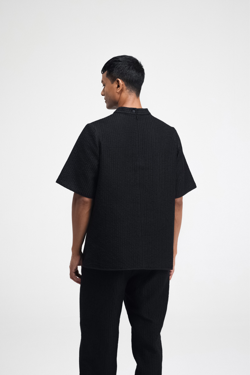 Chiyo Embroidered Top cotton by Turn Black in black color for women Worldwide
