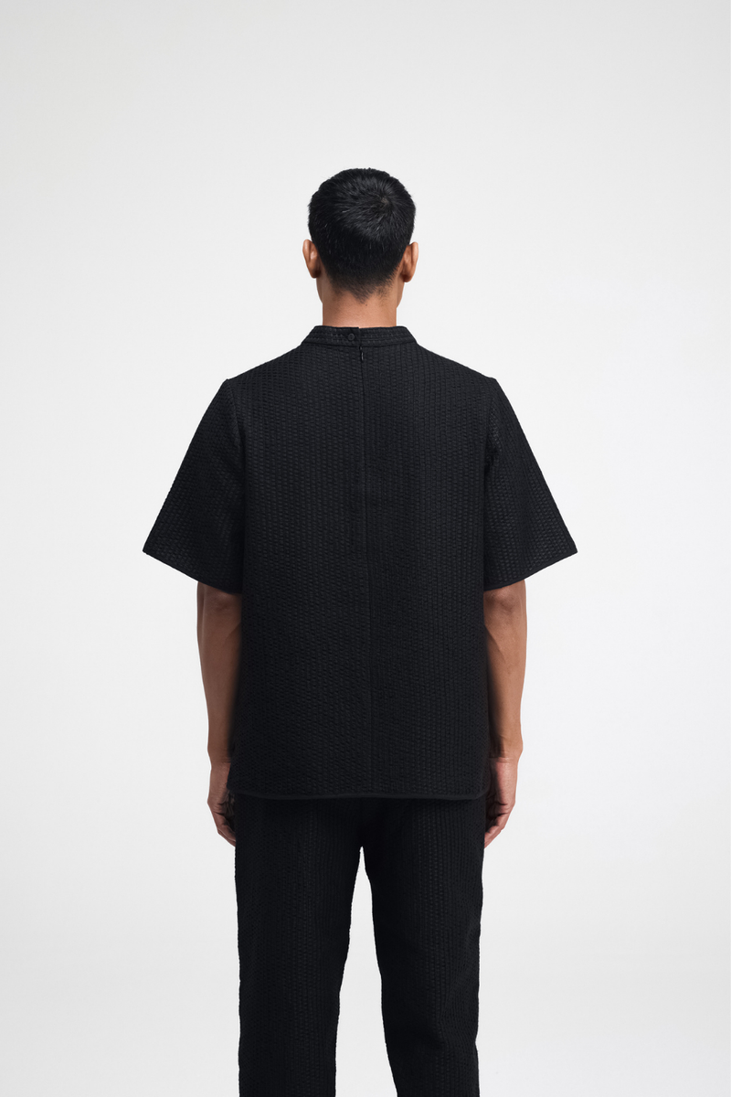 Chiyo Embroidered Top cotton by Turn Black in black color for women Worldwide