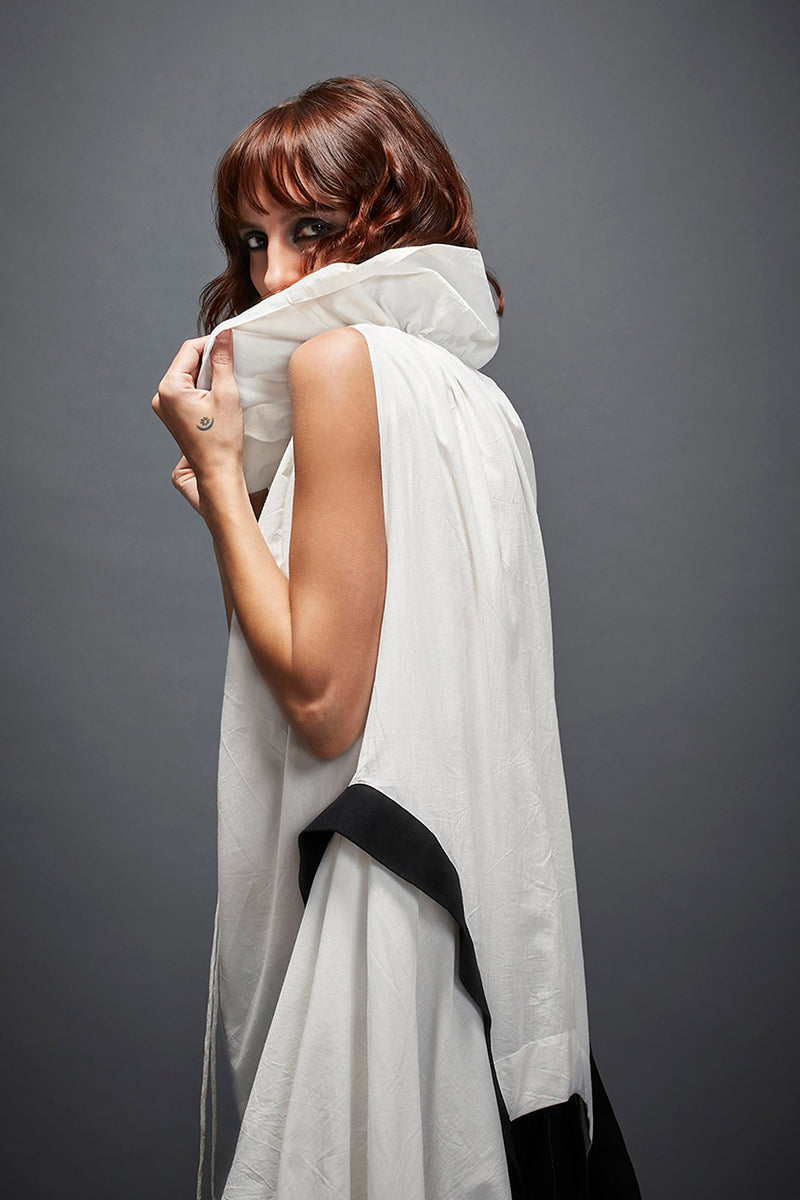 VENUS TOP cotton by Chola in white color for women Worldwide