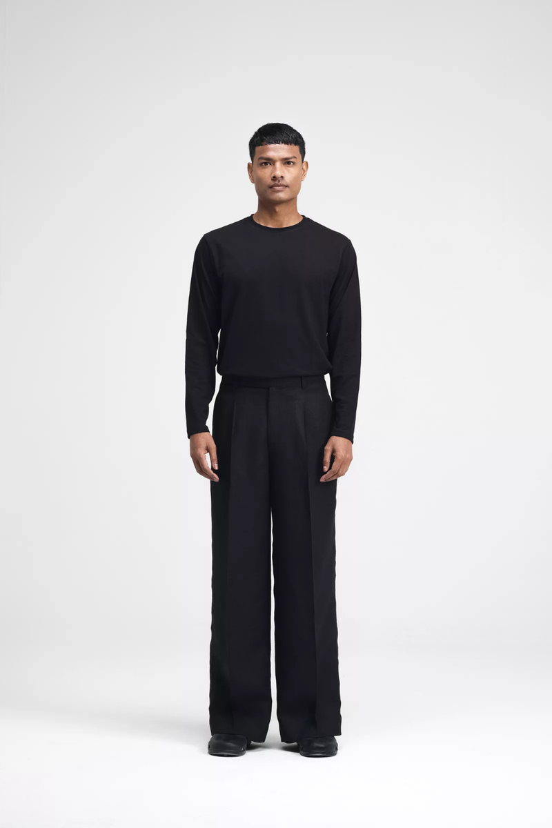 Cali Raglan Co-ord Set by Turn Black in black color for men Worldwide