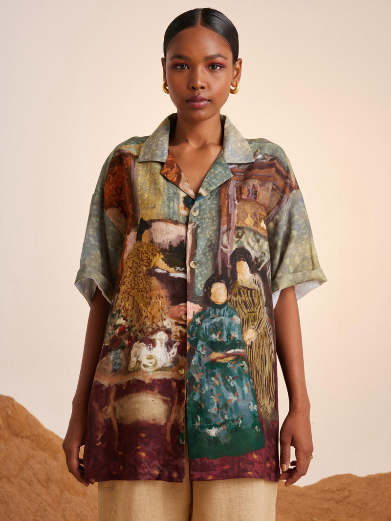 Unisex Oversized Shirt -High Tea Top & Tunics,Shirt by CORD for women Worldwide
