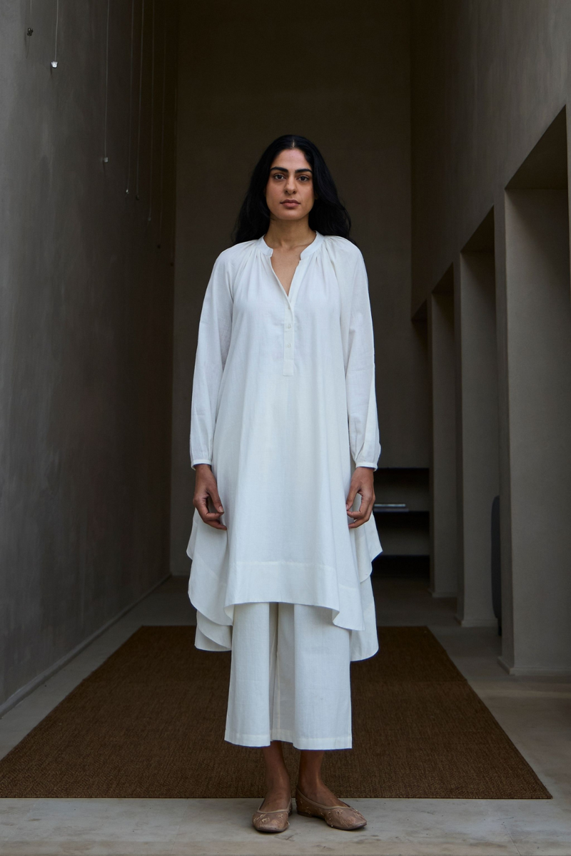 Woodstock Milk Set cotton by The Summer House in white color for women Worldwide