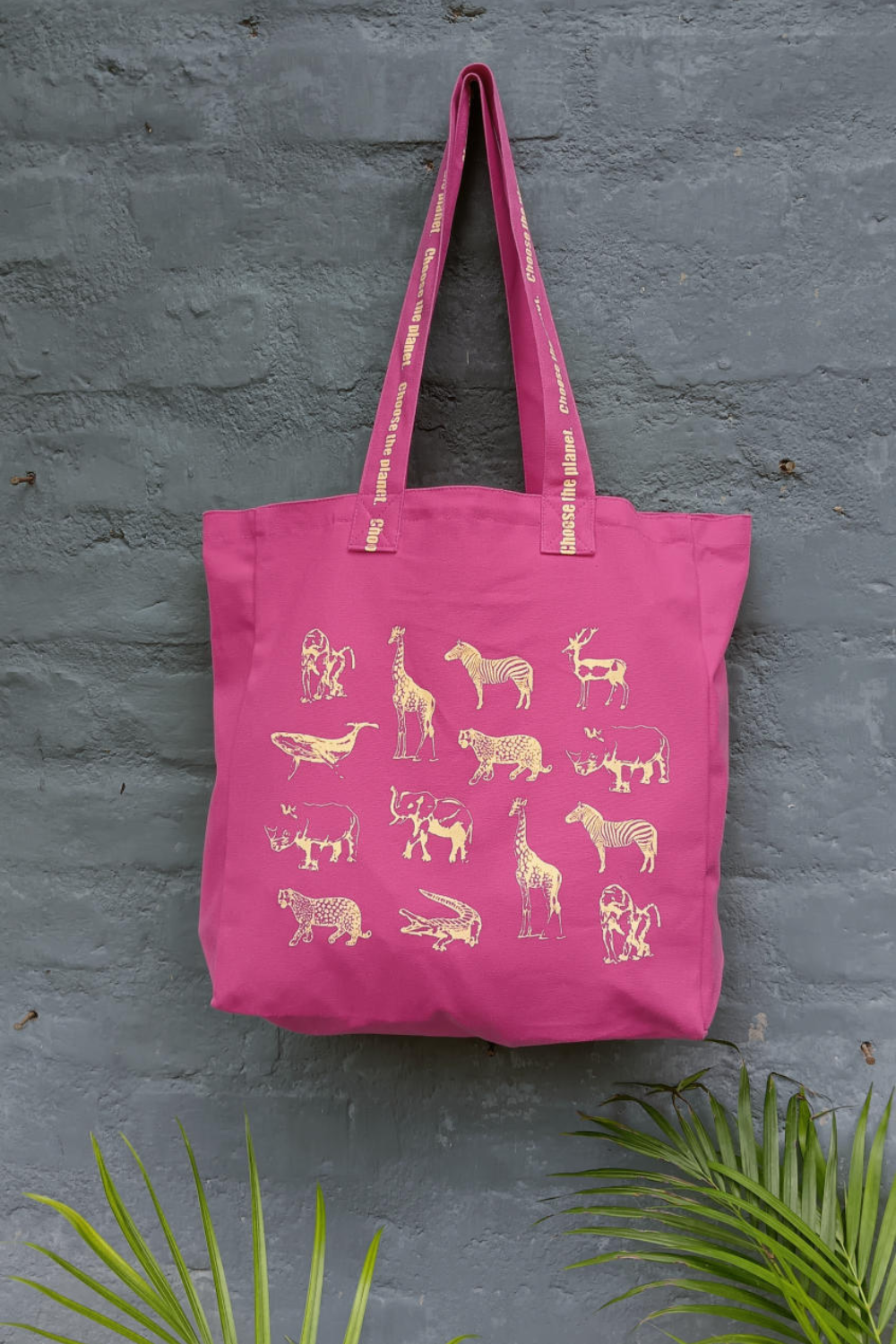 Bag For Life - Pink Animal Print