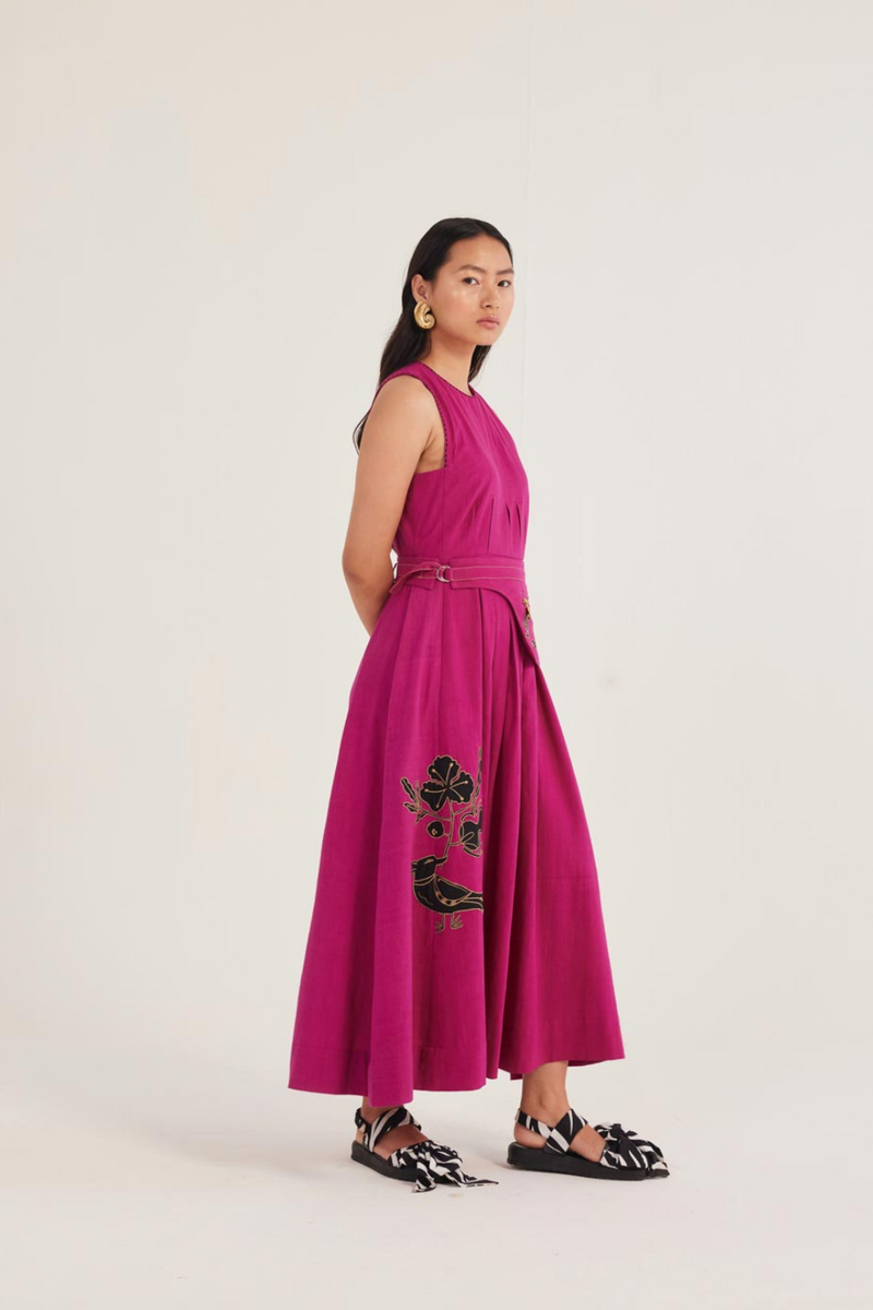 Tai Handloom Day Dress cotton by JodiLife for women Worldwide